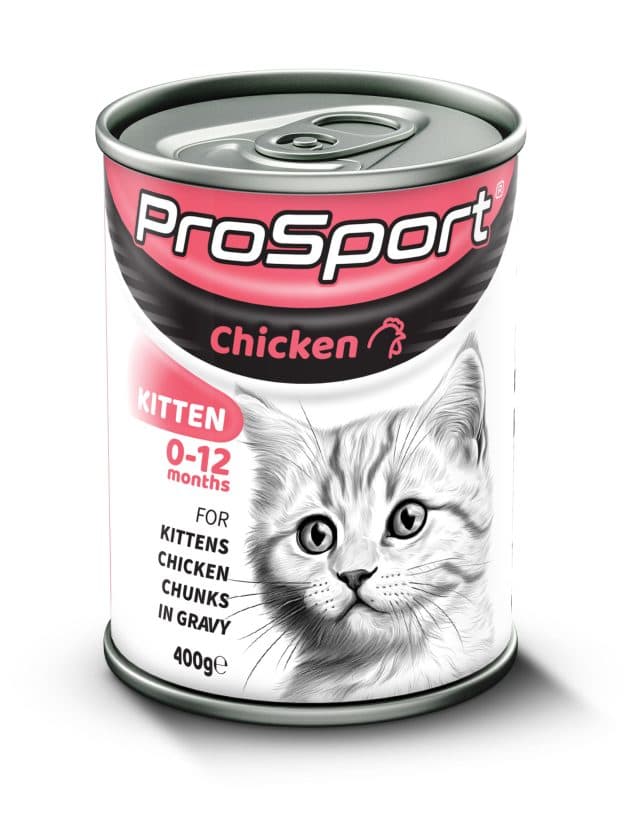 Prosport Chunk Tavuk Etli Yavru Kedi Konserve Mama 400 gr x 24 adet