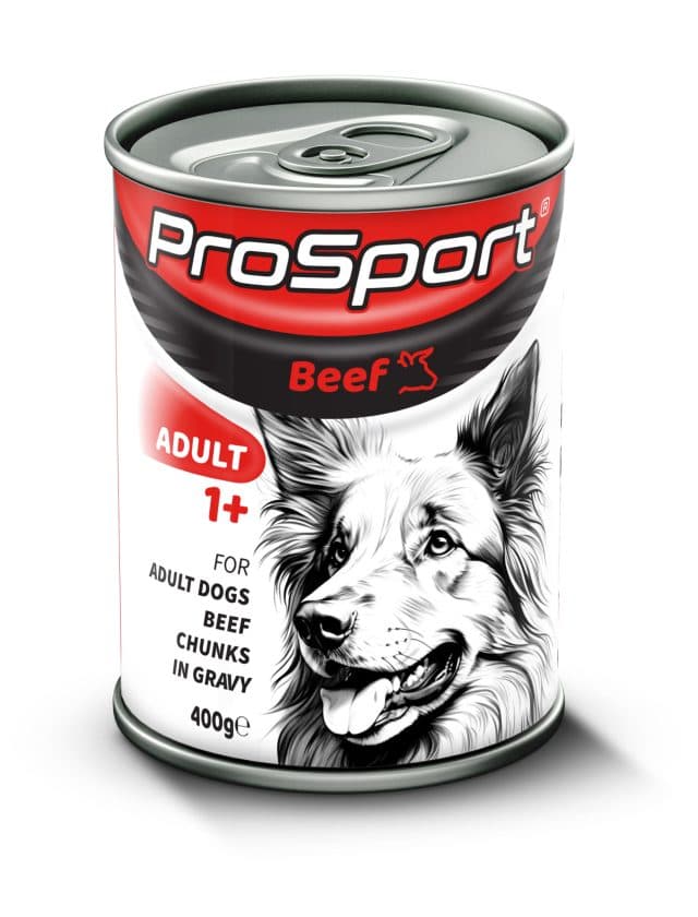 Prosport Chunk Sığır Etli Yetişkin Köpek Konserve Mama 400gr x 24 adet